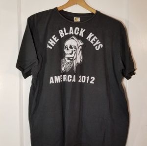 THE BLACK KEYS 2012 AMERICA TOUR T-SHIRT